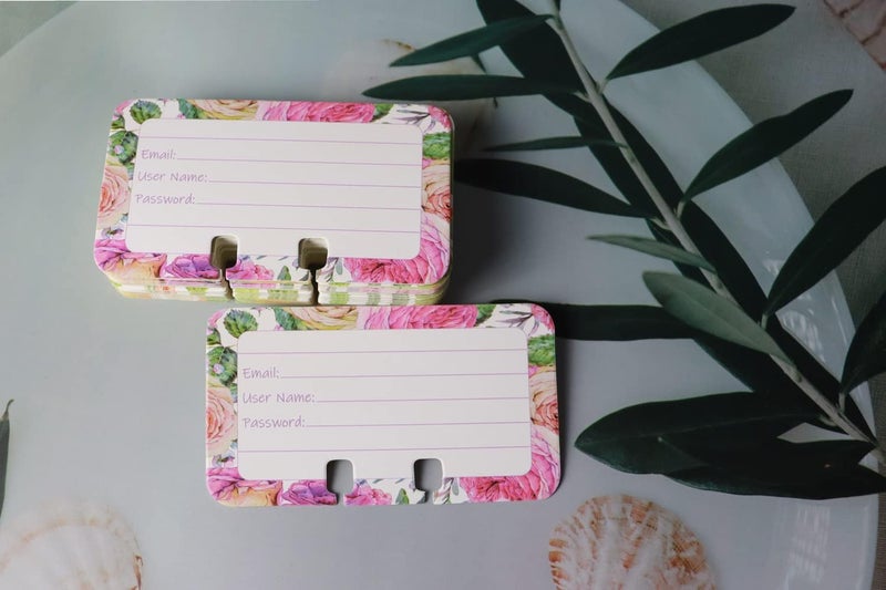 DIELLY Fileyeye 2 1/4'' x 4'' Rotary File Card Refills for Rolodex (A-Card) - Image 3